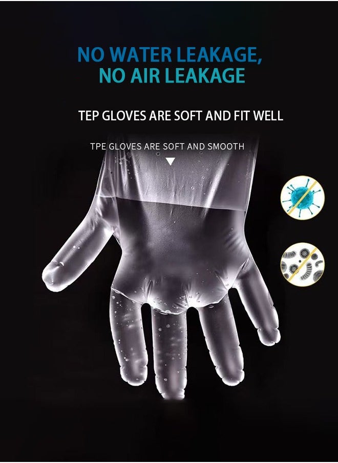 Generic 100-Piece Vinyl Disposable Powder Free Gloves Large  - Image 2