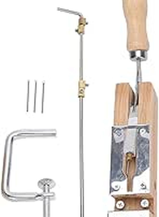 Beehive Frame Punch Tool With 3 Stainless Steel Needles And Ergonomic Wooden Handle - Image 1