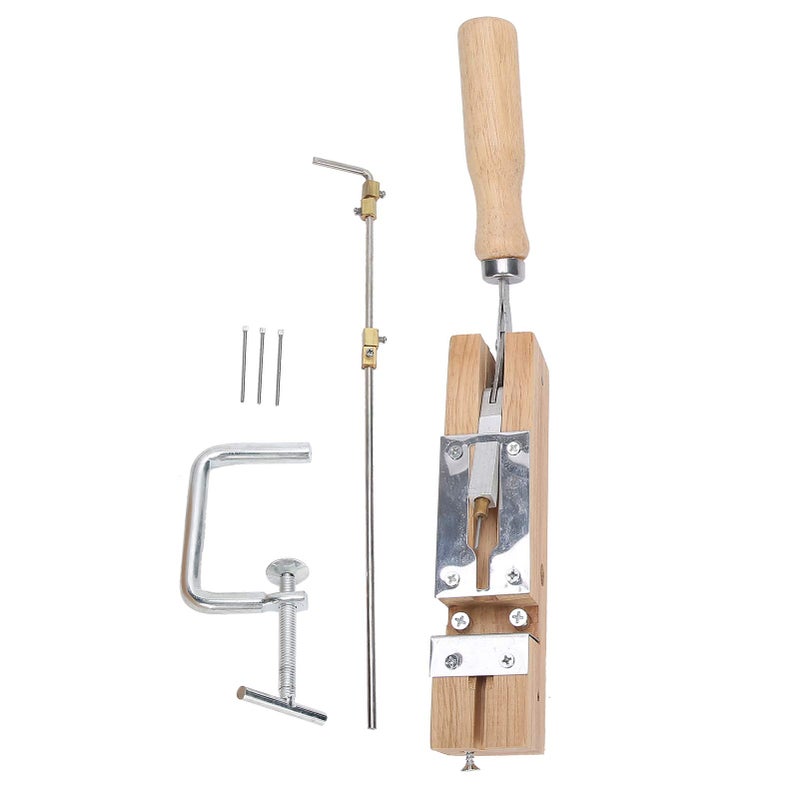 Beehive Frame Punch Tool With 3 Stainless Steel Needles And Ergonomic Wooden Handle - Image 2