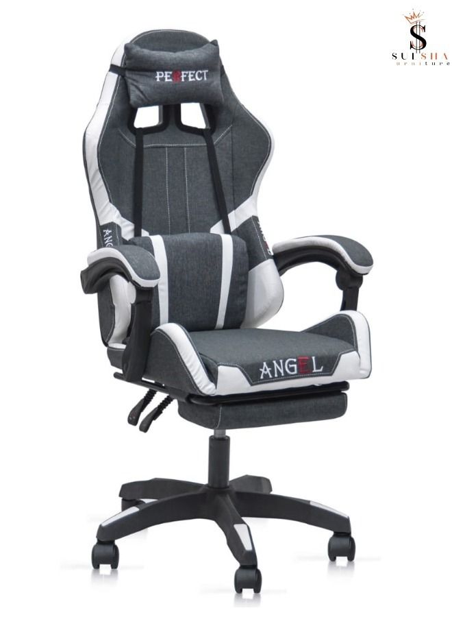 SULSHA Heavy Duty Steel HighBack Racing Style With Pu Leather Bucket Seat Headrestl Lumbar Support Steel 5 Star Base Compatible With ESports Chair - Image 1