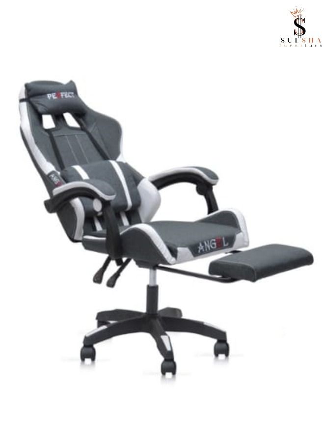 SULSHA Heavy Duty Steel HighBack Racing Style With Pu Leather Bucket Seat Headrestl Lumbar Support Steel 5 Star Base Compatible With ESports Chair - Image 3