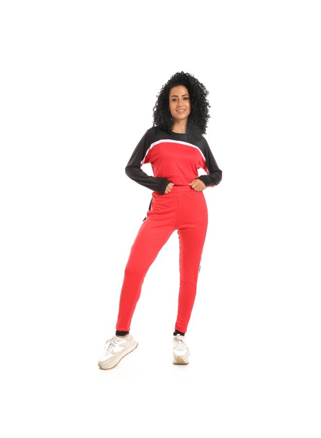 Caesar Women's two-piece sports set, T-shirt and pants  - Image 1