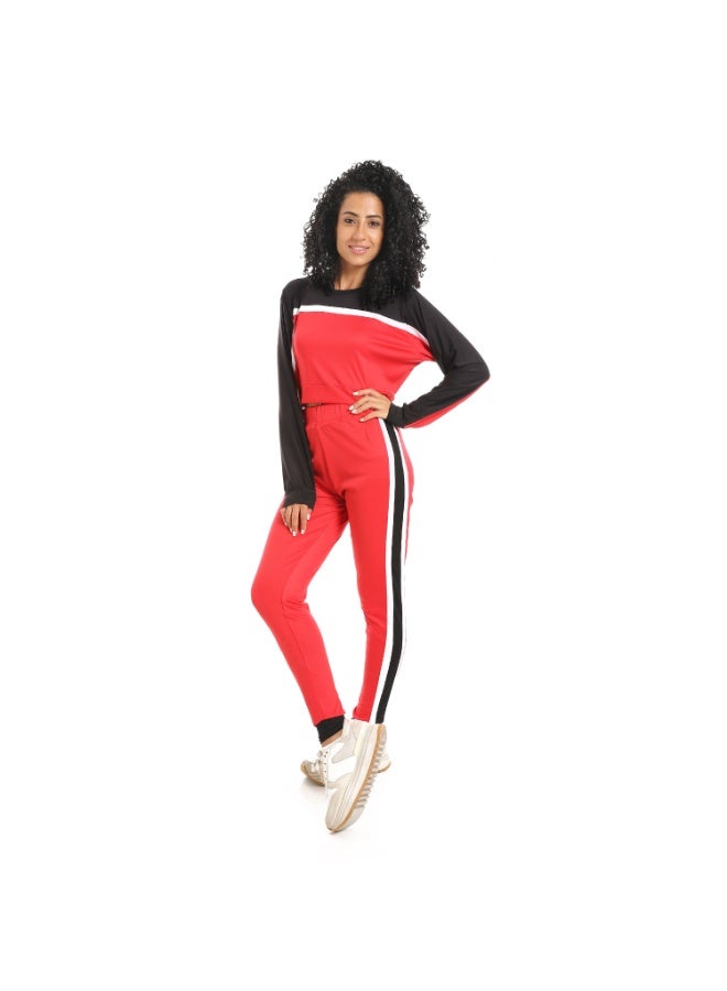 Caesar Women's two-piece sports set, T-shirt and pants  - Image 3