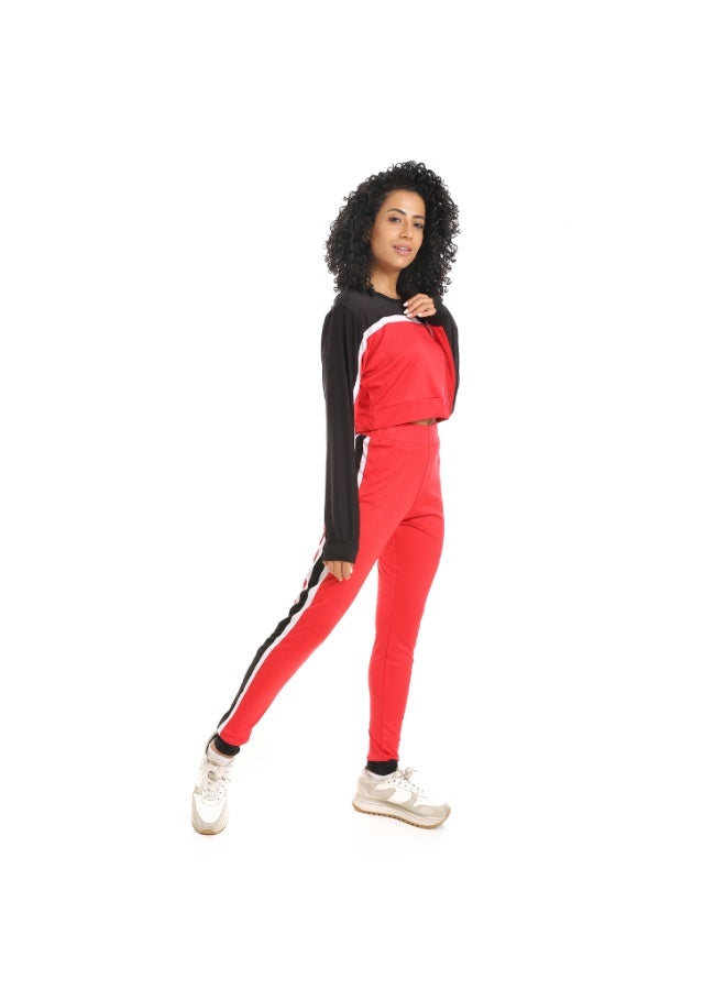 Caesar Women's two-piece sports set, T-shirt and pants  - Image 2