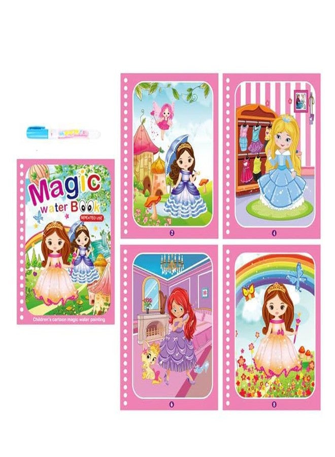 ROSEFAIR Water Coloring Books for Toddlers, Reusable 3 Pcs Magic Water Doodle Book, Mess-Free Paint with Water Book, Ages 2-8 Years - Color As Per Stock - Image 4