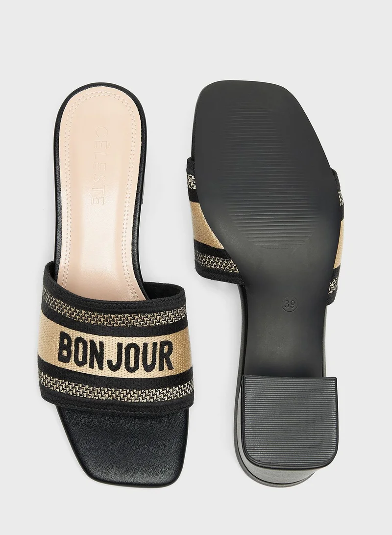 Celeste One Strap Sandals