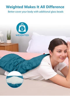 Comfytemp Weighted Heating Pad for Back & Cramps, 2.2lb Electric Neck Shoulder Heat Pad for Pain Relief, FSA HSA Eligible, Valentines Day Gifts for Her Him Wife Husband, 2H Auto-Off, 12x24, Washable  - Image 3