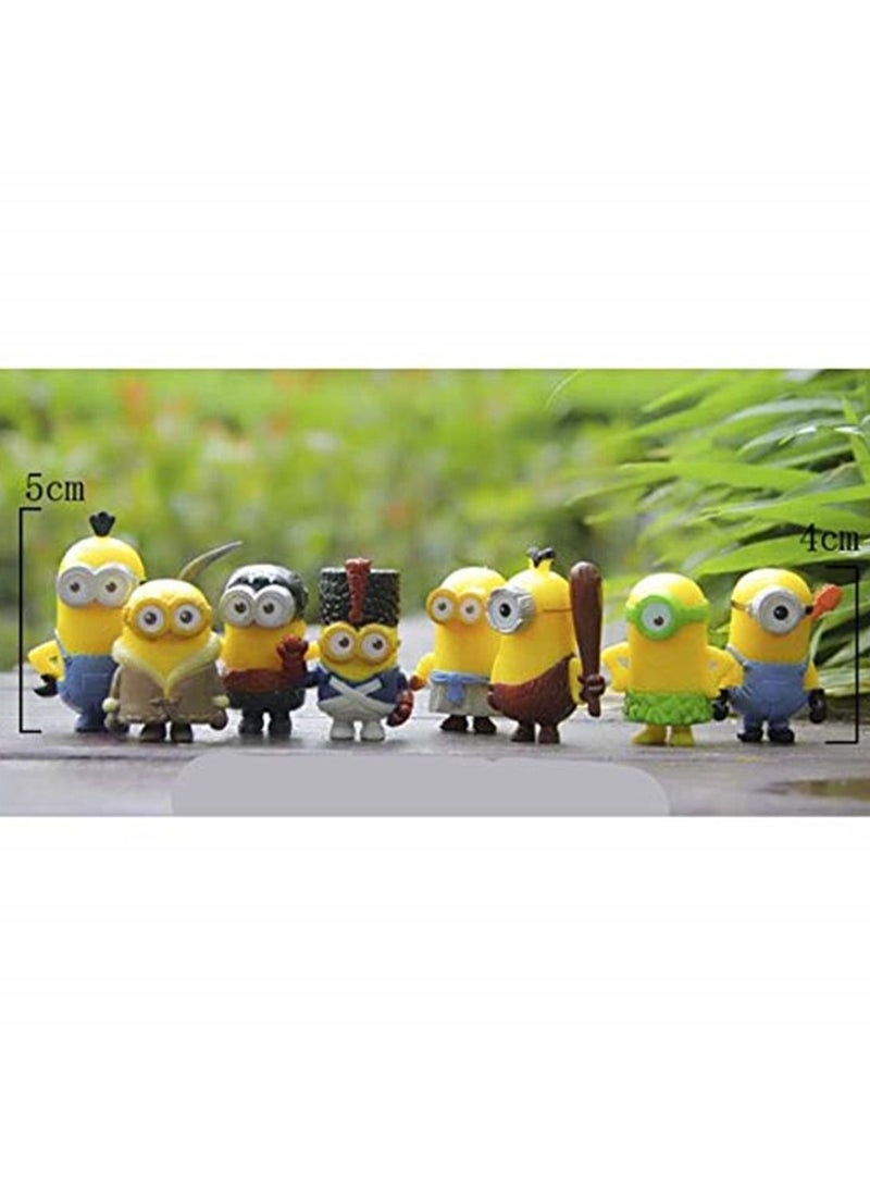 Set of 8 Minions Magnetic Decor Stickers Cute Refrigerator Magnets Home Kitchen Decor - Image 4