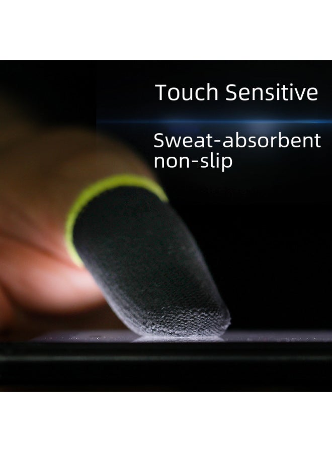 Neutral Pin Carbon Fiber Finger Cover Game Finger Cover Anti-sweat Gloves Chicken Artifact Hand Swim Finger Cover Anti-sweat Profession - Image 4