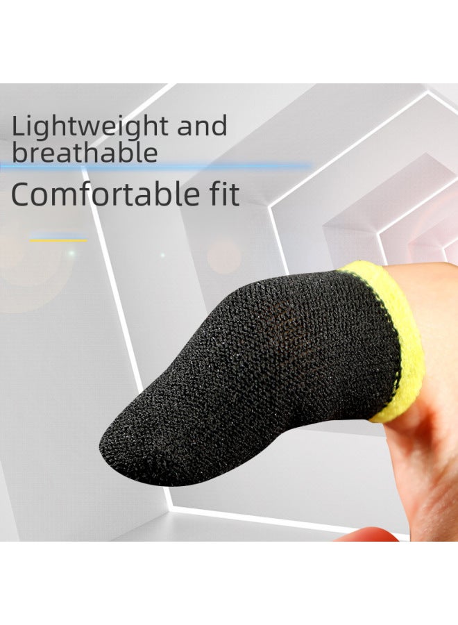 Neutral Pin Carbon Fiber Finger Cover Game Finger Cover Anti-sweat Gloves Chicken Artifact Hand Swim Finger Cover Anti-sweat Profession - Image 2