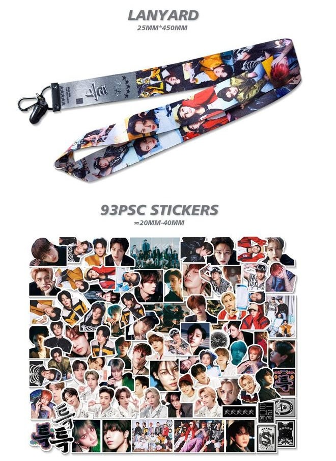EHOME Stray Kids New Album 5-STAR Gift Box With Lomo Cards, Acrylic Stand, Hand Account Tape, Keychain, Lanyard, Stickers, Photo Card  - Image 4