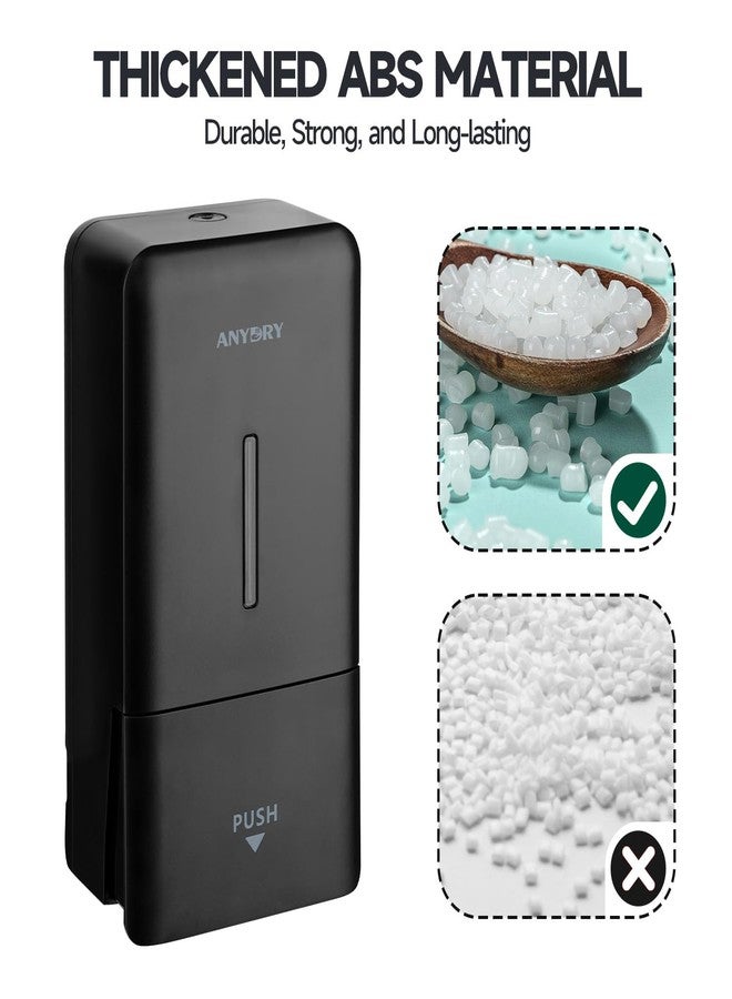 anydry Liquid Hand Soap Dispenser Wall Mounted 27oz Large Capacity Black - Image 5