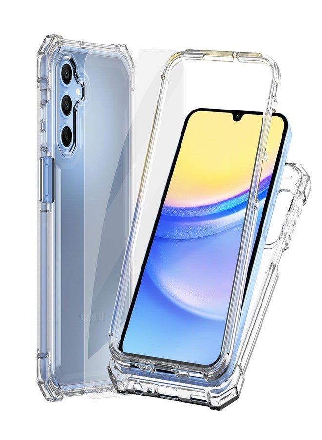 Ailiber for Samsung Galaxy A15 5G Case, Samsung A15 Case with Screen Protector, Dual Layer Structure Protection, Shockproof Corner TPU Bumper, Heavy Duty Cell Phone Case for Galaxy A15-Clear - Image 1
