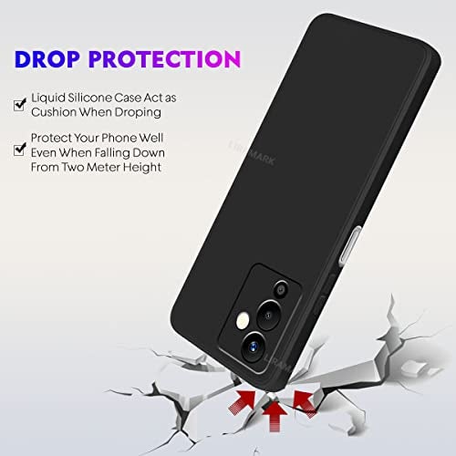 LIRAMARK Silicone Soft Back Cover Case for Infinix Note 12 Pro 5G / Note 12 5G (Silicone Black) - Image 5