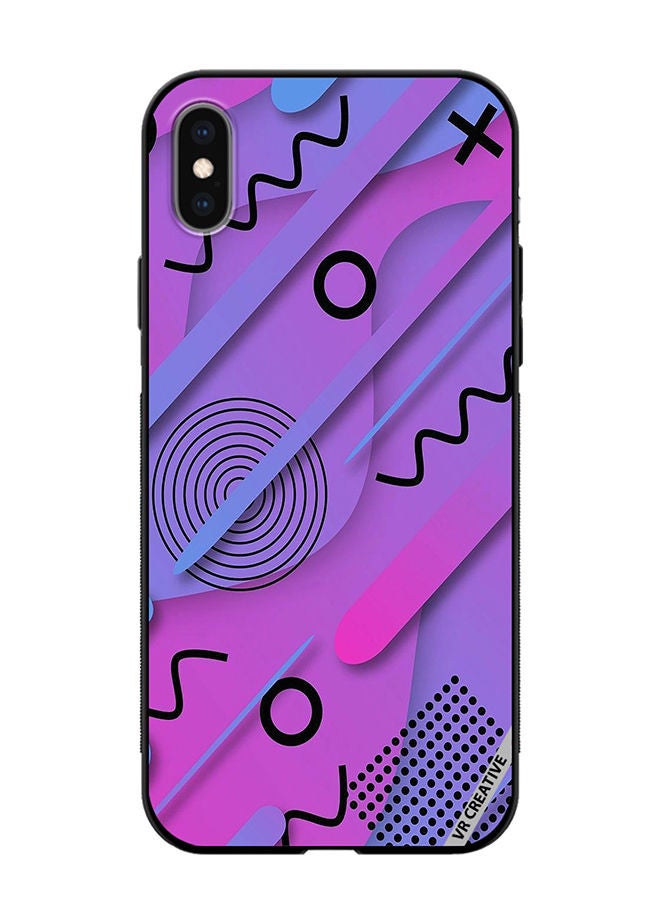 VR CREATIVE Protective Case Cover For Apple iPhone XS Max Layers With Xo Design Multicolour - Image 1