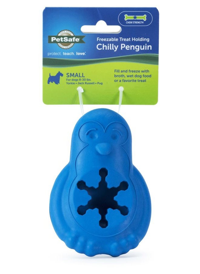 PetSafe Freezable Treat Holding Chilly Penguin Dog Toy, Small - Image 1