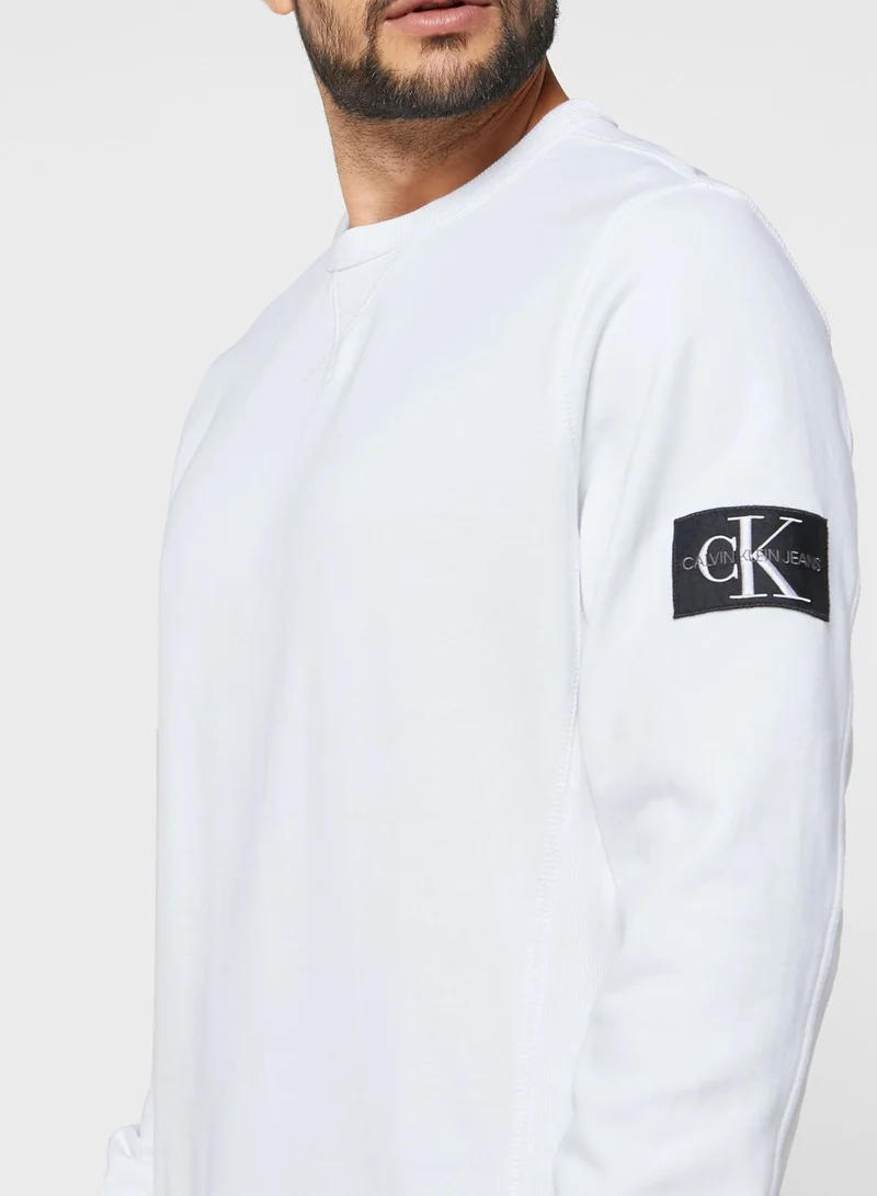Calvin Klein Jeans Monogram Badge Sweatshirt