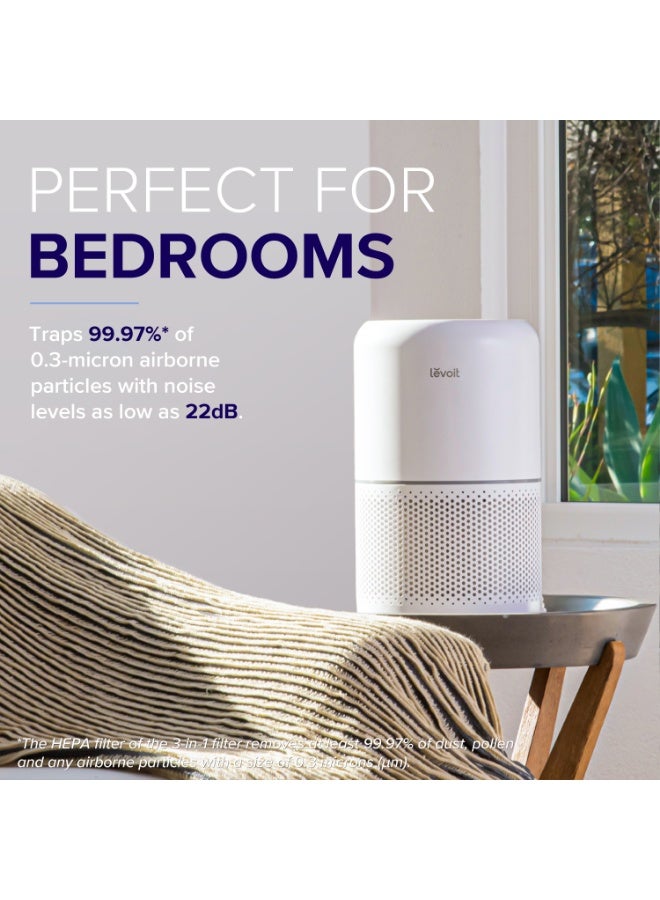LEVOIT Smart Air Purifier for Home Bedroom, H13 HEPA Air Filter with Real Time Air Quality Sensor, Removes 99.97% Pollen Allergies Dust Odours, Alexa Enabled Air Cleaner with Quiet Auto Mode, Core300S - Image 2