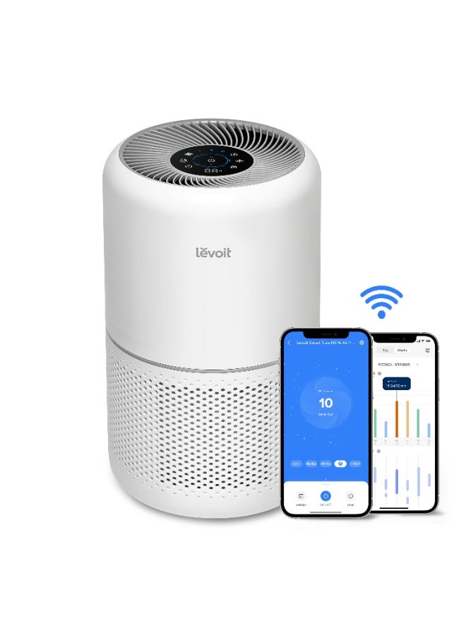 LEVOIT Smart Air Purifier for Home Bedroom, HEPA Air Filter with Real Time Air Quality Sensor, Removes 99.97% Pollen Allergies Dust Odours, Air Cleaner with Quiet Auto Mode, Core300S - Image 1