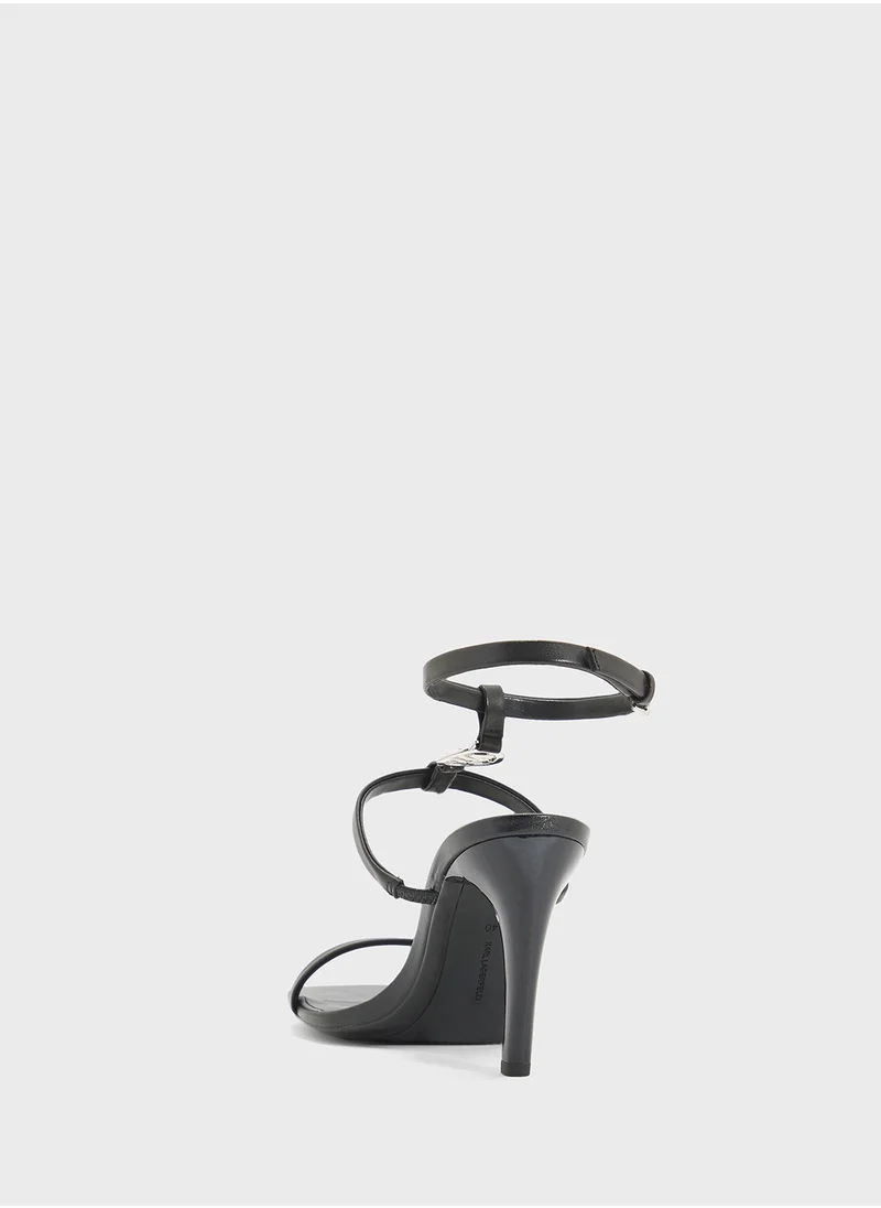 Karl Lagerfeld Belvia Ankle Strap Sandals