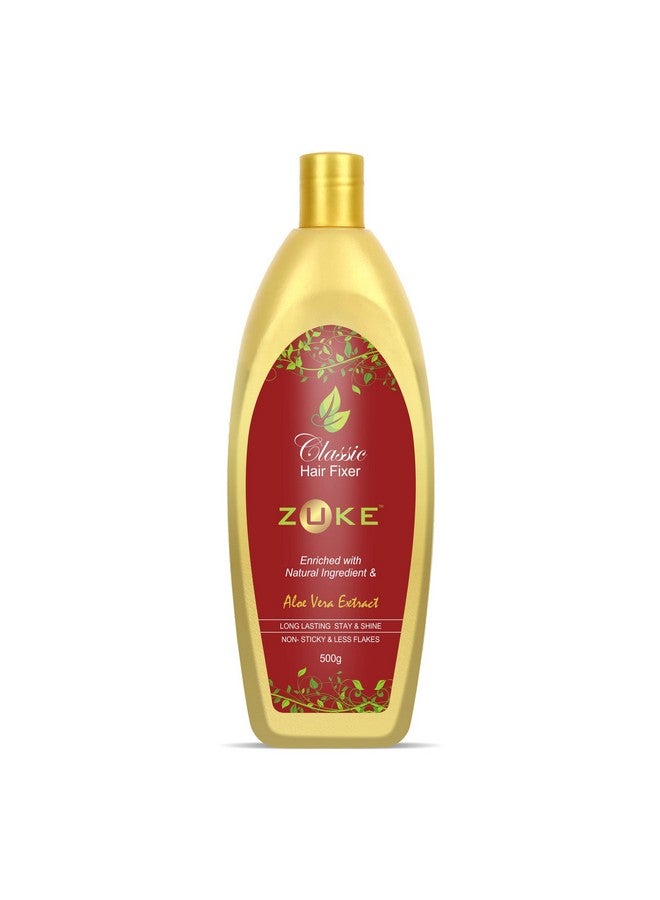 Zuke Classic Hair Fixer - 500g | Long Lasting Stay, Non-Sticky & Less Flakes | Enriched With Aloe Vera & 100% Natural Ingredients | For Sikh Beard - Image 1