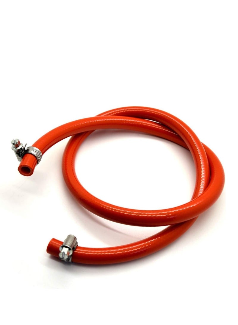 Royal Apex 3 Meters Red Gas Hose With Hose Clip Made In Italy - Image 2