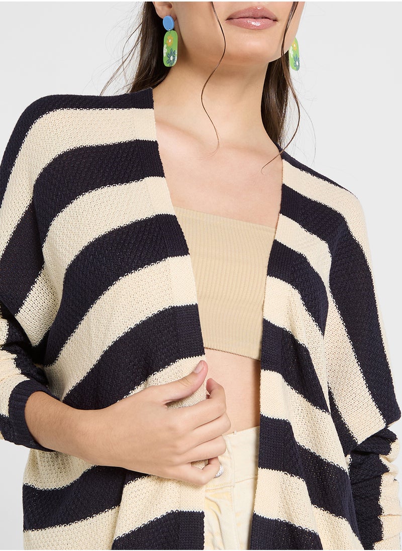 Ginger Monochrome Stripe Cardigan  - Image 3