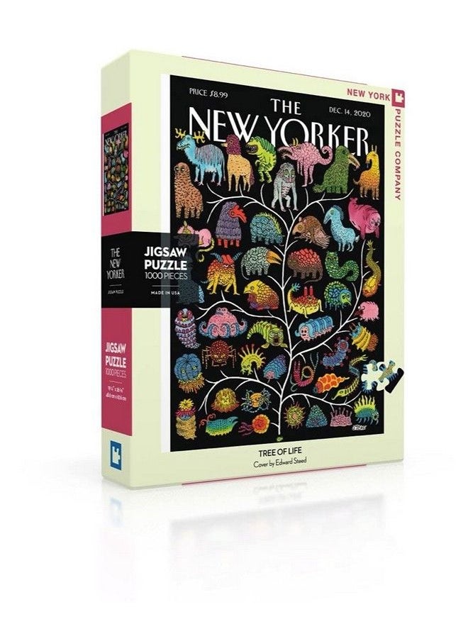 New York Puzzle Company New Yorker Tree Of Life 1000 Piece Jigsaw Puzzle  - Image 3