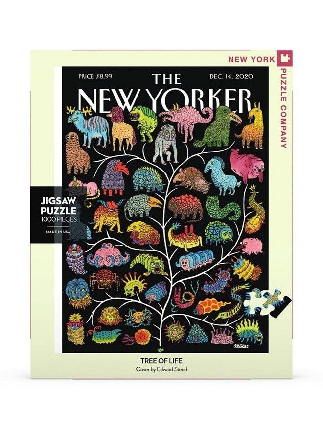 New York Puzzle Company New Yorker Tree Of Life 1000 Piece Jigsaw Puzzle  - Image 4