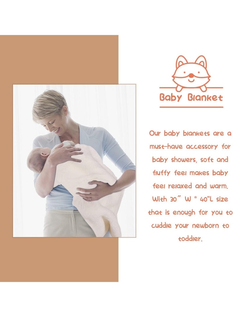 Baby Gift Basket, Newborn Gift Set with Baby Baby Rattle, Newborn Baby Gift Set, Newborn Baby Gifts, Medium Baby Gift Basket Kit for Expecting Moms(WHITE) - Image 2