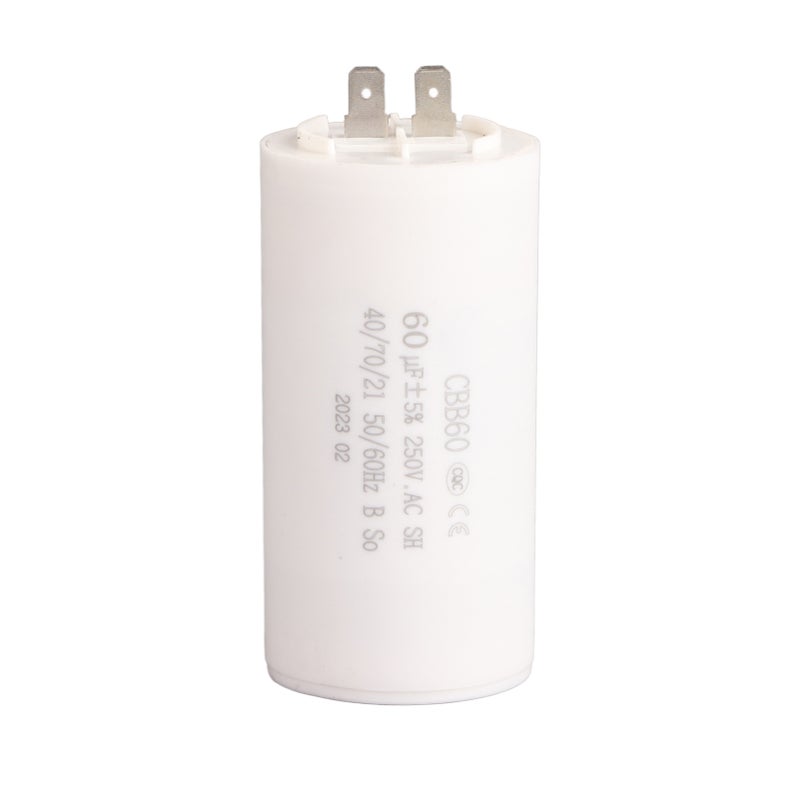 Run Capacitor: 50/60Hz Heat Resisting Explosion-Proof AC Motor Capacitor - Reliable Insulation Low Leakage Cylinder-Shaped Capacitor for Washer Pump Motor Start-Up - Image 4