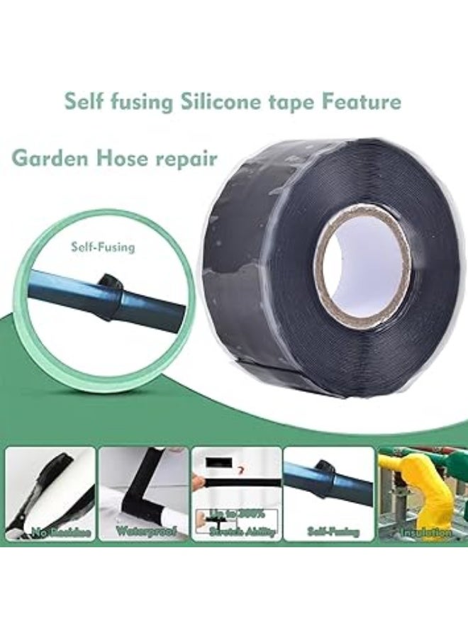 erorex Premium PVC Pipe Wrapping Tape - Self-Fusing Silicone Tape for Pipe Repair, Waterproof, Heat Resistant, Durable for Plumbing, Automotive, and Emergency Repairs - 2 Inch x 10 Yards - Image 4