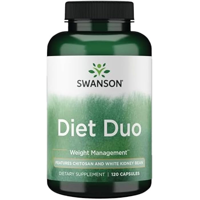 Swanson Diet Duo with White Kidney Bean 120 Capsules - Image 1