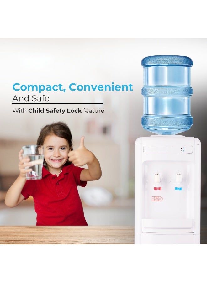 Panvil Hot & Cold Water Dispenser | Best Selling - Floor Standing –Compressor Cooling, Stainless Steel Tank and Tube, Dual Tap, Energy Efficient, 220-240V, Child Safety Lock, 2.5KV Power, Ideal for Home & Office Use - Image 5