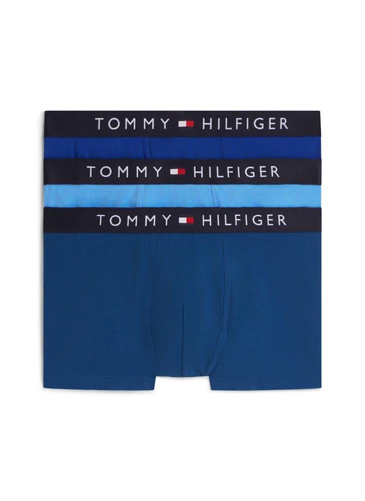 TOMMY HILFIGER 3-Pack TH Original Logo Waistband Trunks - Image 1