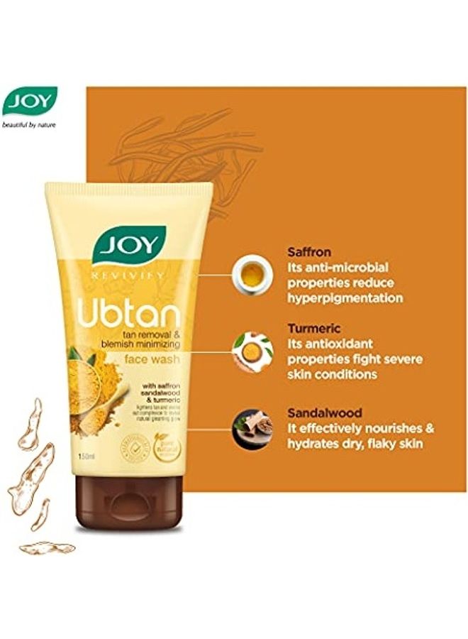 JOY Revivify Ubtan Face Wash Beige 150ml - Image 4