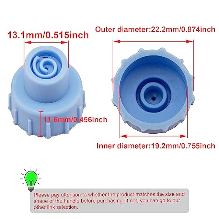 Elitzia Face Care Skin Beauty Set Spare Parts Water Scrub Silicone Tips (12 pcs Small and Large Vortex) - Image 5