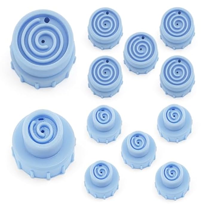 Elitzia Face Care Skin Beauty Set Spare Parts Water Scrub Silicone Tips (12 pcs Small and Large Vortex) - Image 1