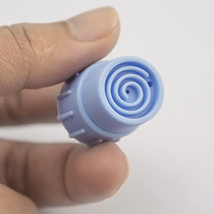 Elitzia Face Care Skin Beauty Set Spare Parts Water Scrub Silicone Tips (12 pcs Small and Large Vortex) - Image 2