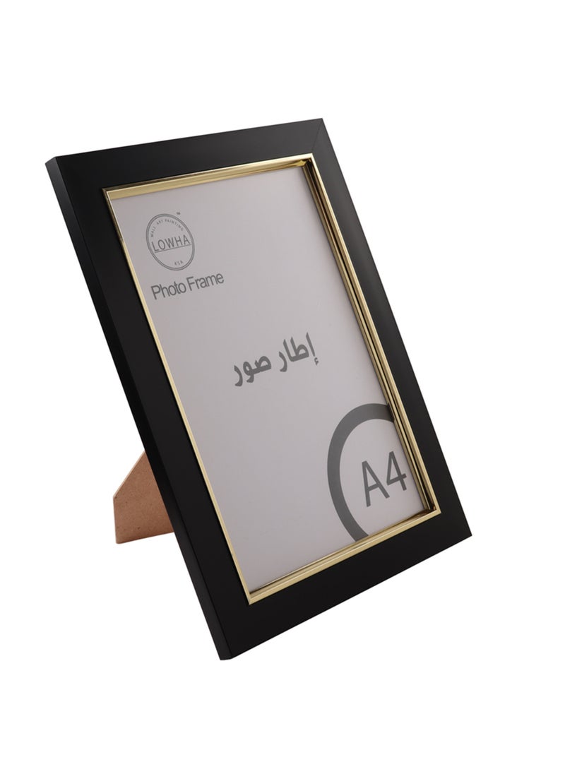 LOWHA - Tabletop Photo Frame Horizontal and Vertical Formats for Wall with stand - Image 1