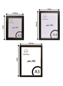 LOWHA Tabletop Photo Frame Horizontal and Vertical Formats for Wall with stand  - Image 3