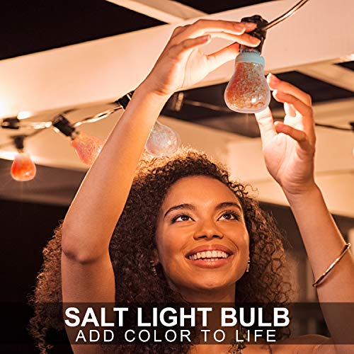 Himalayan Glow 60-Watt Salt Light Bulb - 1 Count, Dimmable, Fits Most Salt Lamps, Warm Ambiance, Room Decor, Home Decor, Energy Efficient, Long Lasting, Relaxation, Gift - Image 2