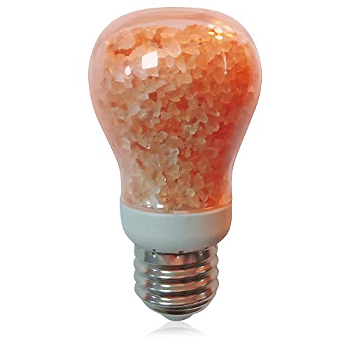 Himalayan Glow 60-Watt Salt Light Bulb - 1 Count, Dimmable, Fits Most Salt Lamps, Warm Ambiance, Room Decor, Home Decor, Energy Efficient, Long Lasting, Relaxation, Gift - Image 1