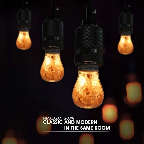 Himalayan Glow 60-Watt Salt Light Bulb - 1 Count, Dimmable, Fits Most Salt Lamps, Warm Ambiance, Room Decor, Home Decor, Energy Efficient, Long Lasting, Relaxation, Gift - Image 5