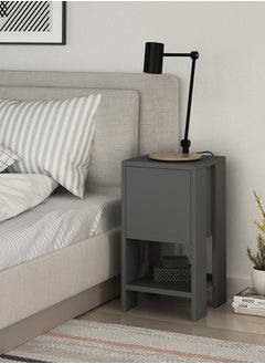Mourah Home Ema Nightstand - Dark Grey - 2 Years Warranty  - Image 1
