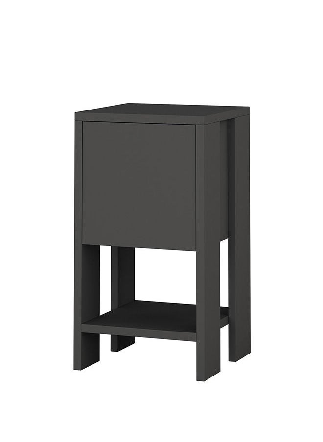 Mourah Home - Ema Nightstand - Dark Grey - 2 Years Warranty - Image 1