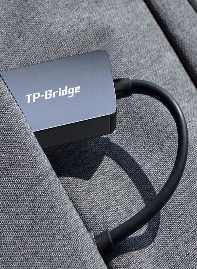تي بي بردج محول شبكة جيجابت USB 3.0 بسرعة 1000 ميجابت في الثانية بهيكل معدني من الألومنيوم لجهاز MacBook iMac PC Surface Pro Windows Mac OS Linux للاستخدام اليومي والعمل المكتبي ومنزلية - Image 4