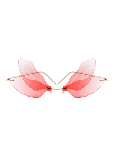 Woggles Red Pappy Zanthe Red Butterfly Sunglasses