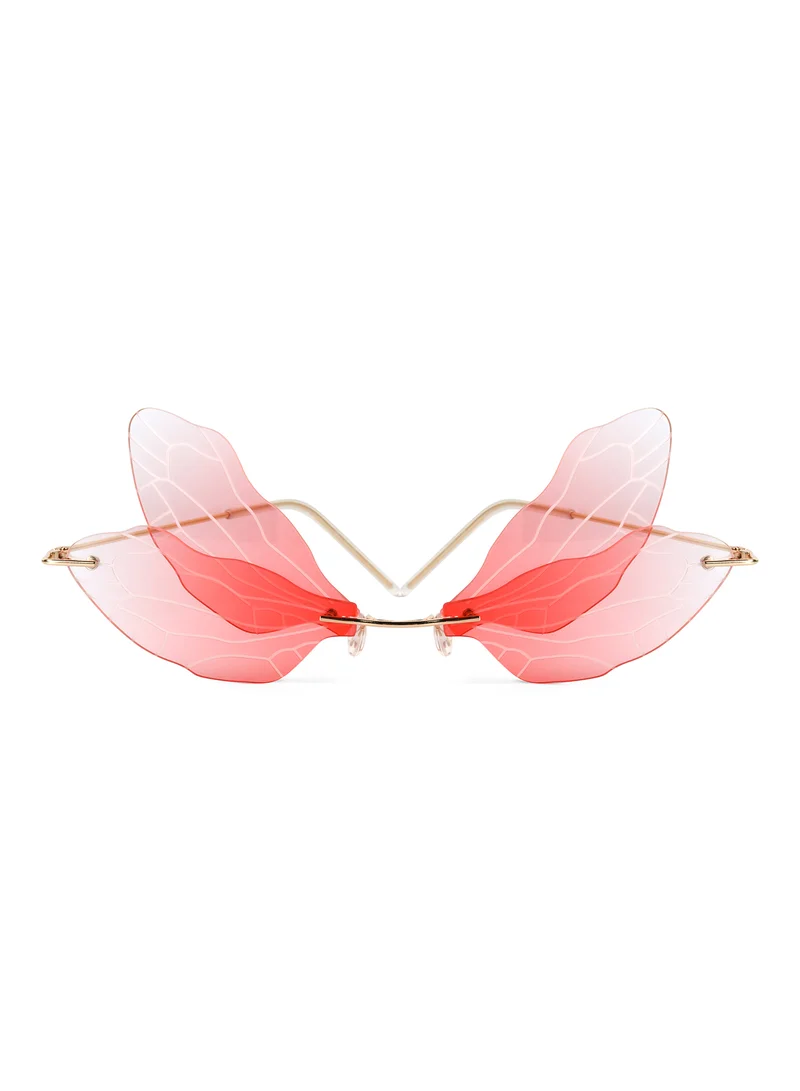 Woggles Red Pappy Zanthe Red Butterfly Sunglasses