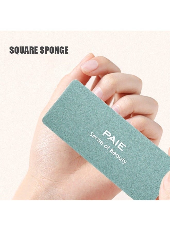 10 Pcs Manicure Nail File, Double Sided Nail Buffers Blocks Set, Nail Buffers Sanding Blocks for Acrylic Nails Gel Polish Nails (Green) - Image 4